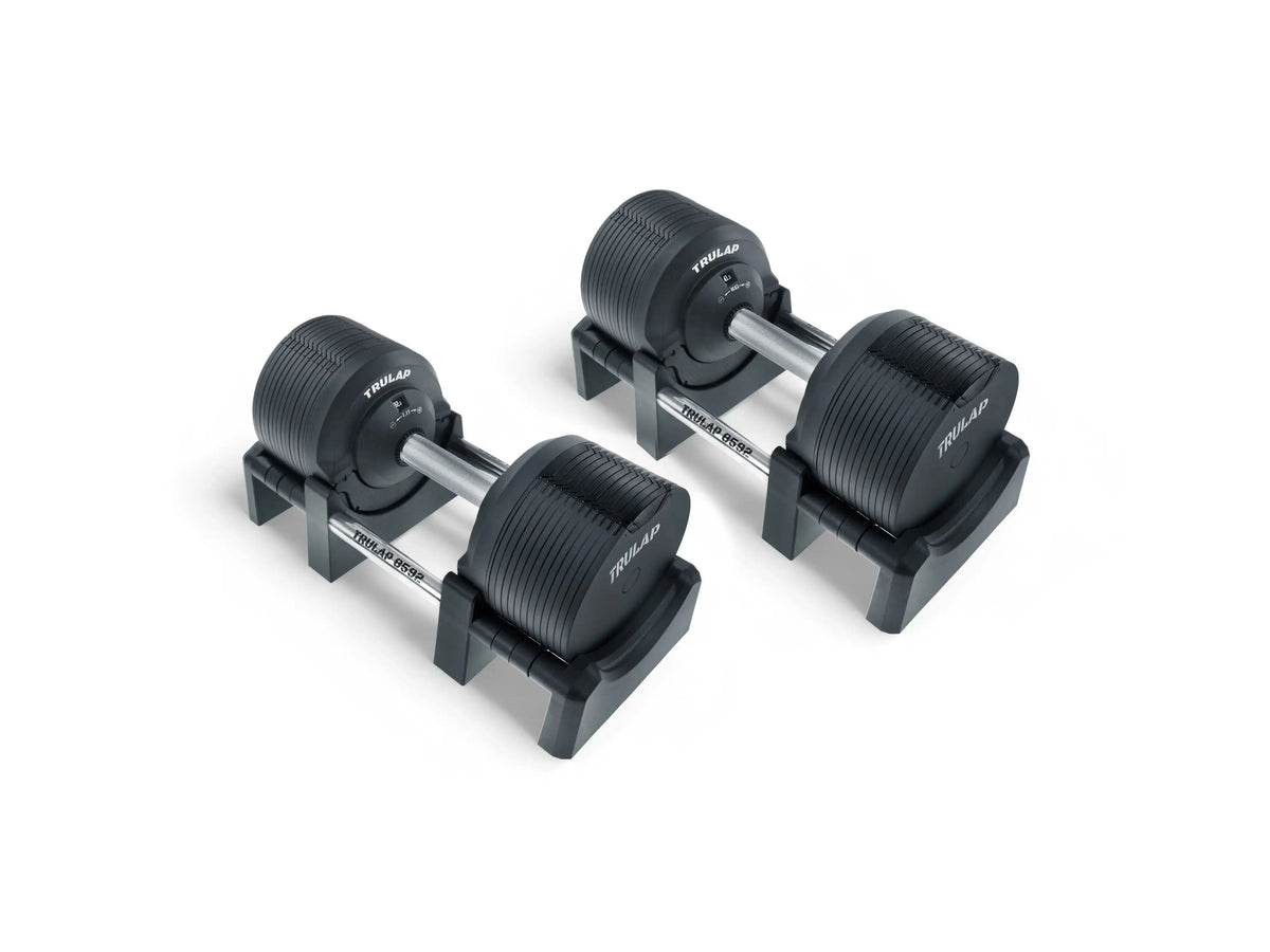 Trulap 8592 G4 Black Dumbbell In Docking Base Front View