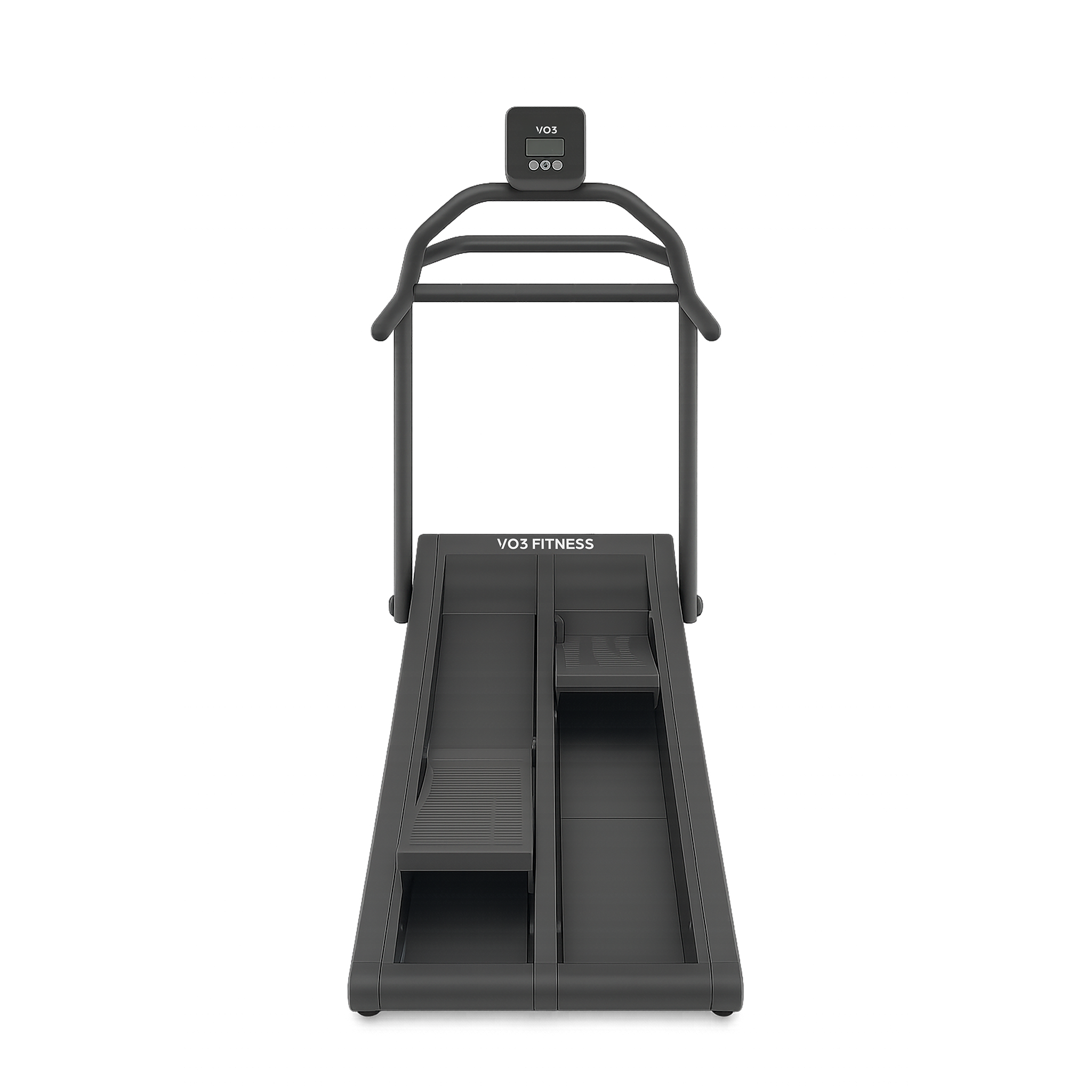 VO3 SC30 Stair Climber -premium low-impact cardio machine with dual padded handles and compact step design, perfect for high-calorie burning workouts at home.
