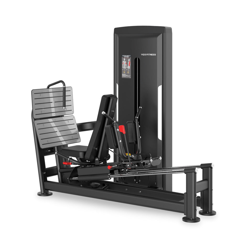 VO3 EVO Pro Seated Leg Press/Hack Squat machine – commercial fitness strength equipment