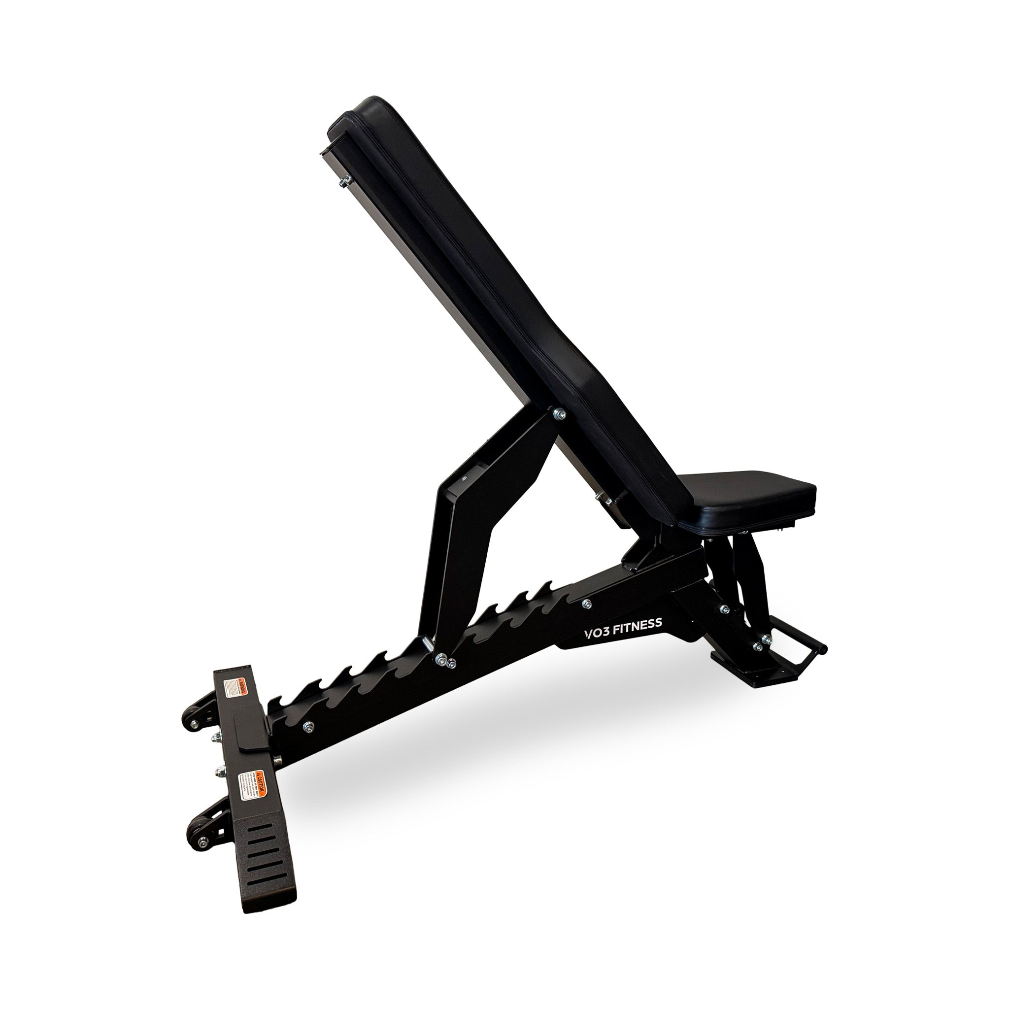 VO3 FI9 Flat Incline Commercial Bench – heavy-duty adjustable bench side profile