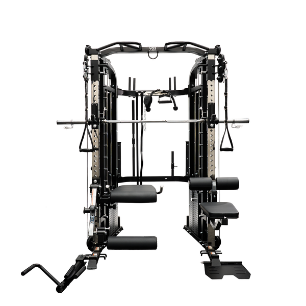 SFT5 All-In-One Functional Trainer + Smith Machine Bundle + FREE VO3-FID5 Adjustable Bench