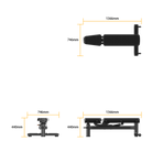 Victory Adjustable Bench - Dimensions and Specifications Diagram