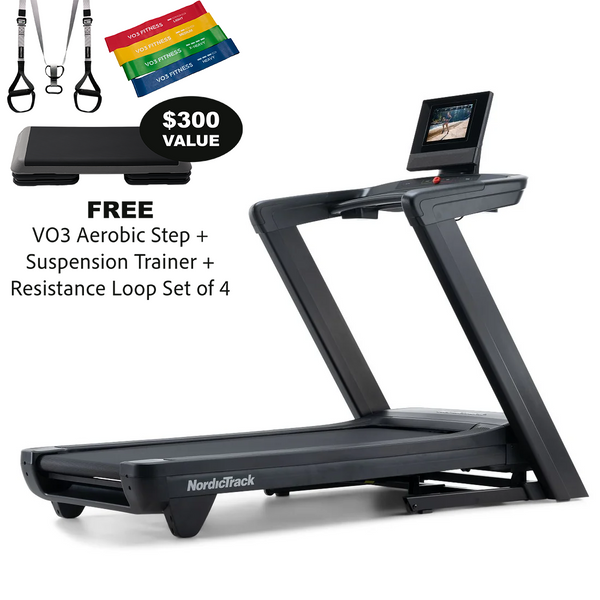 NEW 2025 - Nordictrack C 1250 Treadmill  + Aerobic Kit bundle