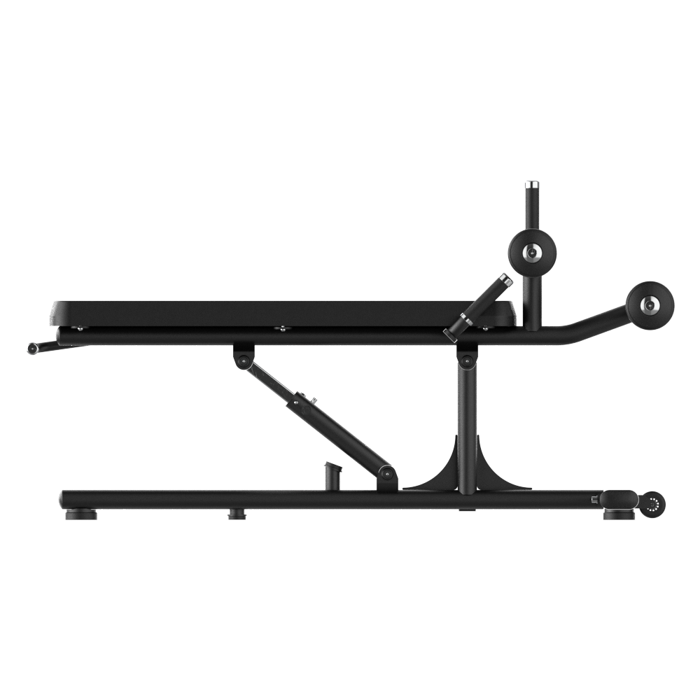 VO3 Commercial Adjustable Decline Ab Bench - Rear View
