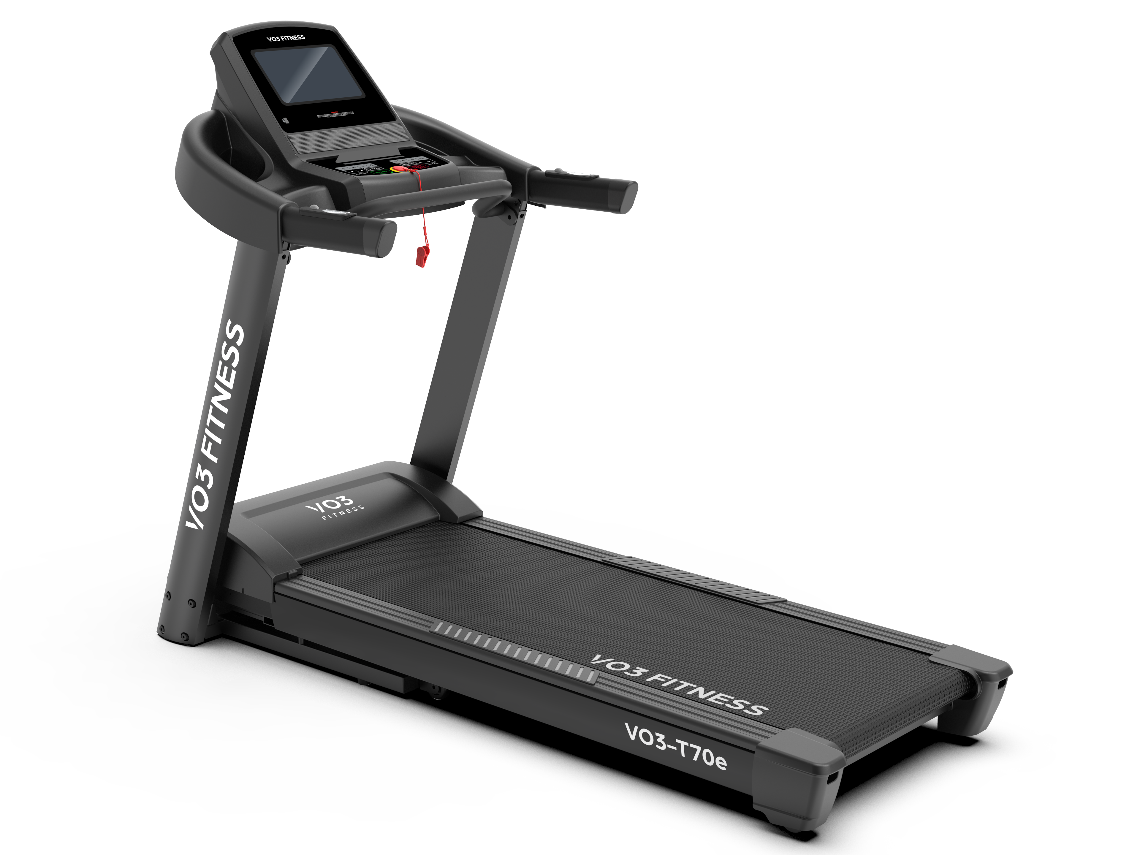VO3 Fitness T70e Folding Treadmill Free Spin Bike or Stair