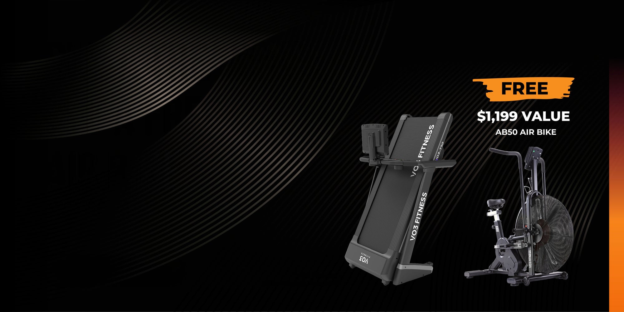 BUY A TREADMILL.
GET A FREE AIR BIKE