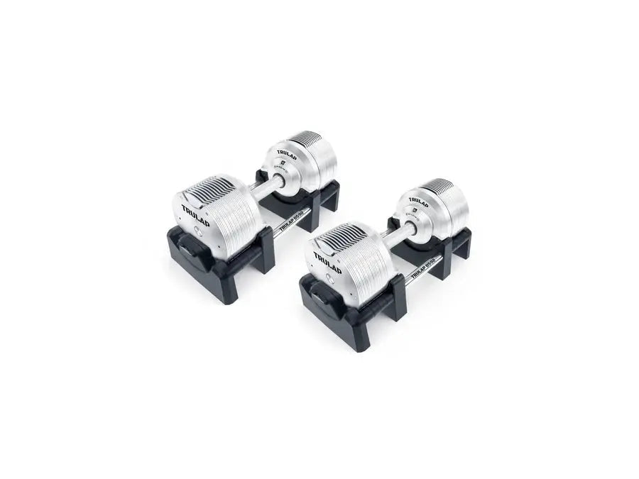 Trulap 8592 G4 Silver Dumbbell 92 lb Stack Profile Angle
