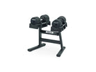 Trulap G2 Rack with Black Dumbbells Side Angle Gym Setting