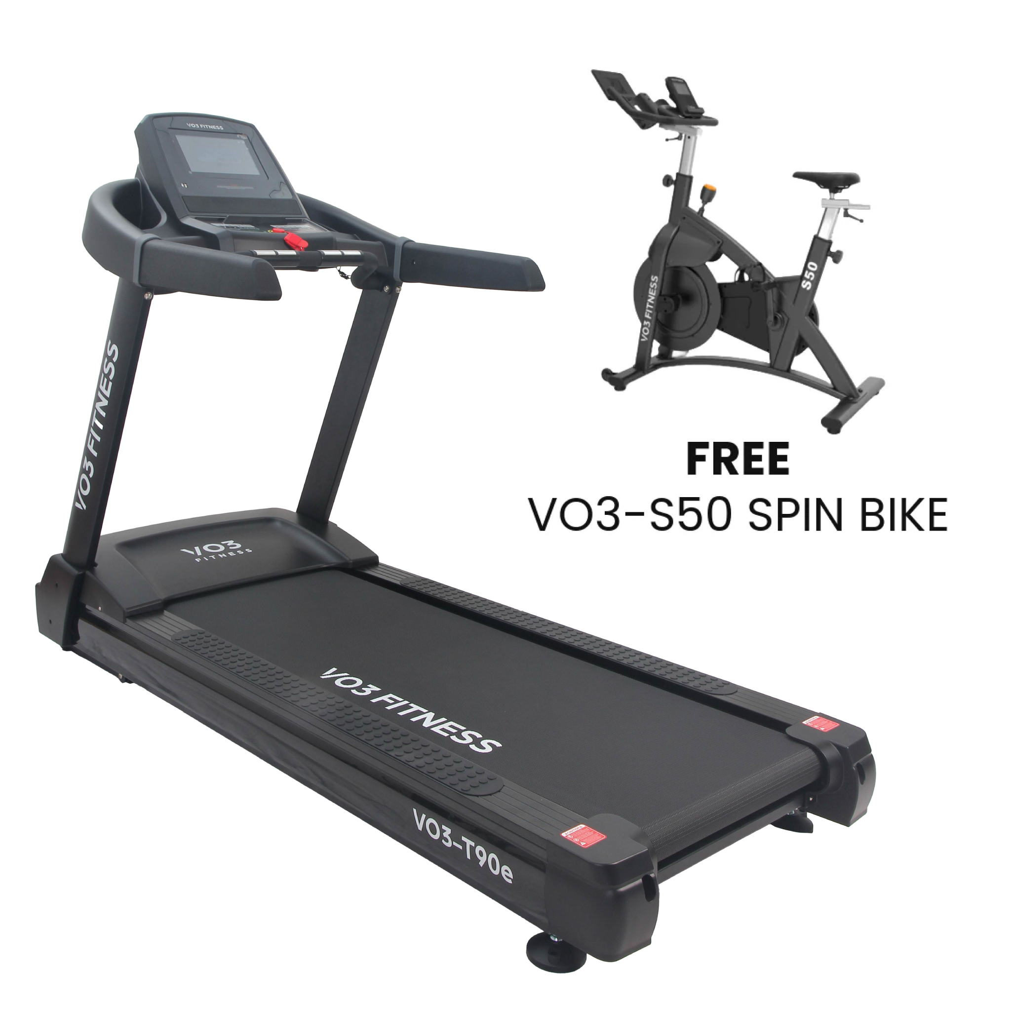 Treadmill Cardiovascular Endurance Equipment VO3 Fitness T90e