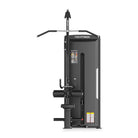 Front view of the VO3 EVO Lat Pull Down / Seated Row commercial machine.