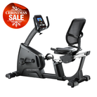 EFC-R30 Recumbent Bike shown on Christmas Sale with display console and mesh back seat.