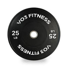 VO3 Fitness 25 lb bumper plate – premium Olympic weight plate for strength training