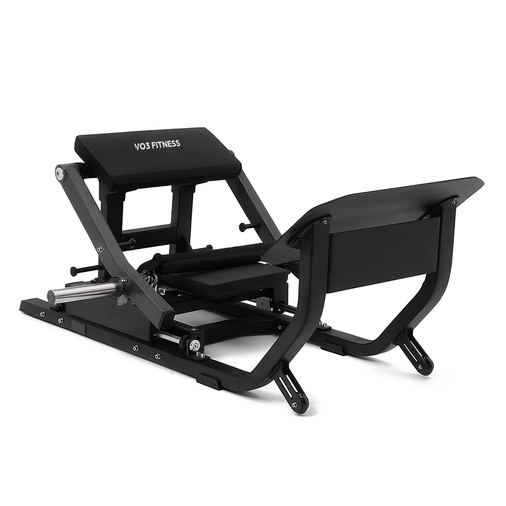VO3 3D Glute Hip Thruster commercial plate-loaded glute training machine