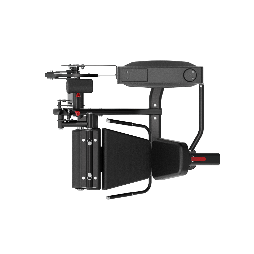 VO3 EVO Leg Extension/Leg Curl – top view of pads and movement arms