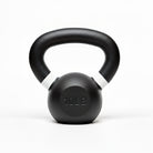 VO3 Fitness 10lb cast iron kettlebell with white ring – front view.