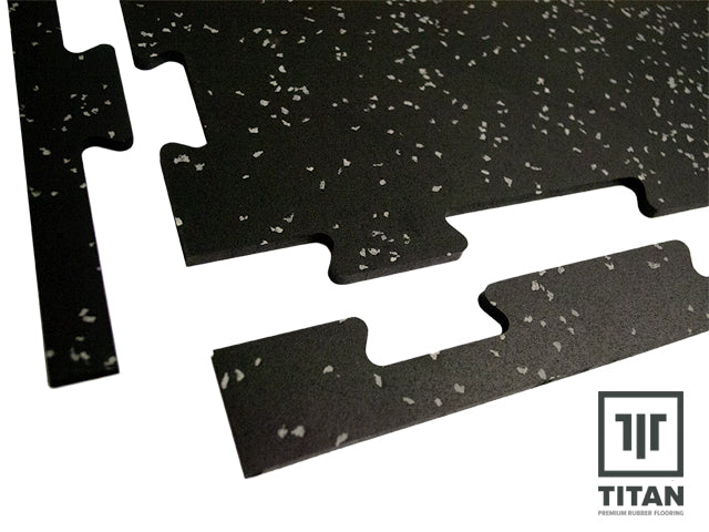 Titan rubber gym floor tile sale